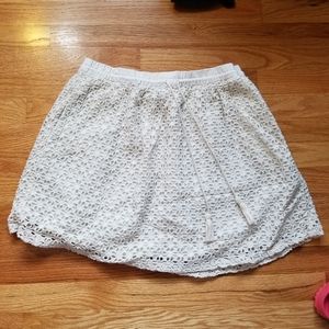 Lucky Boho Skirt L White